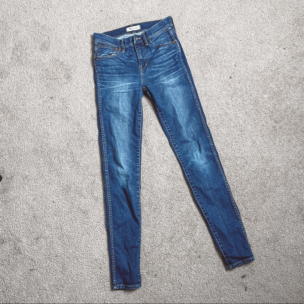 Madewell 9” high riser skinny skinny jeans